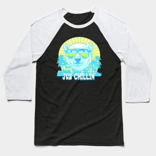 Bear Jus' Chillin' Baseball T-Shirt